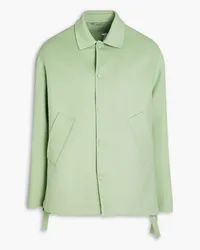 Valentino Garavani Embroidered wool and cashmere-blend felt jacket - Green Green