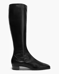 by FAR Edie leather knee boots - Black Black