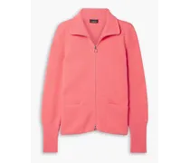 Cashmere zip-up cardigan - Pink