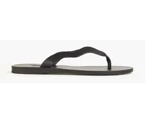 Laconia leather sandals - Black