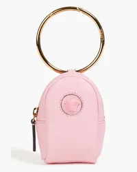 Versace Pebbled-leather tote - Pink Pink