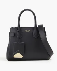 Serapian Meline leather tote - Black Black