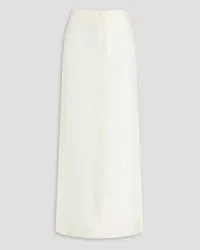 Loulou Studio Naroi silk-twill maxi skirt - White White