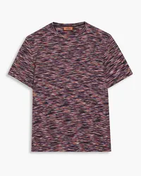 Missoni Space-dyed cotton-jersey T-shirt - Orange Orange