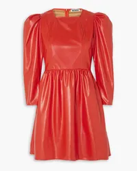 BATSHEVA Vinyl mini dress - Orange Orange