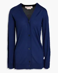 Marni Two-tone wool cardigan - Blue Blue