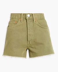 RE/DONE Denim shorts - Green Green