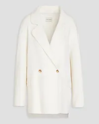 Loulou Studio Oversized wool and cashmere-blend brushed-felt blazer - White White