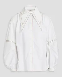 Tory Burch Cotton-poplin shirt - White White