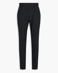 Dolce & Gabbana Pinstriped cotton-blend pants - Gray Gray