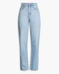 Nobody Denim Andi high-rise slim-leg jeans - Blue Blue