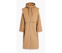Twill hooded coat - Neutral