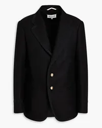 Maison Margiela Embellished wool-blend felt blazer - Black Black