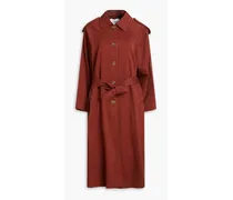 Ooklaoma cotton-gaberdine trench coat - Red