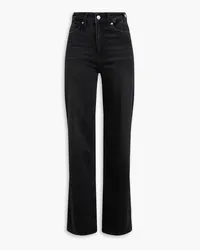 Paige Sasha high-rise wide-leg jeans - Black Black