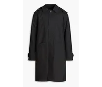 Archibald wool-blend hooded trench coat - Gray
