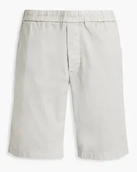 James Perse Supima cotton-blend canvas shorts - Gray Gray