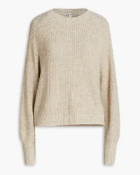 Autumn Cashmere Donegal ribbed-knit sweater - Neutral Neutral