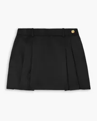 Versace Pleated wool mini skirt - Black Black