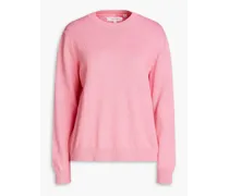 Leonora wrap-effect cotton sweater - Pink
