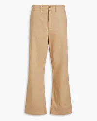 RE/DONE 90s cotton-blend twill straight-leg pants - Neutral Neutral