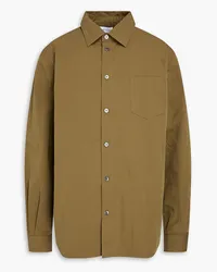 John Elliott + Co Cloak cotton-blend poplin shirt - Green Green