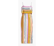 Ivanna sequined crepe midi dress - Multicolor