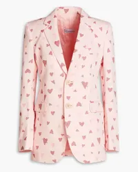 RED Valentino Jacquard cotton-twill blazer - Pink Pink