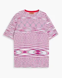 Missoni Space-dyed cotton T-shirt - Purple Purple