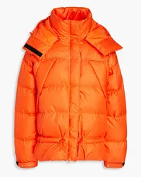 adidas Quilted printed ripstop hooded jacket - Orange Orange