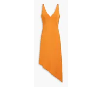 Gosha asymmetric stretch-jersey dress - Orange