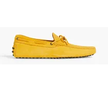Gommino suede driving shoes - Yellow