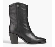 Andalousie leather cowboy boots - Black