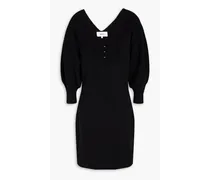 Hazia ribbed-knit mini dress - Black