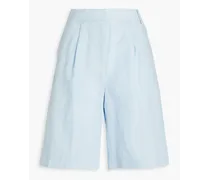 Linen shorts - Blue