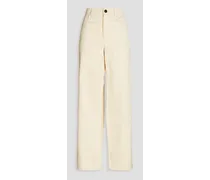 Cotton wide-leg pants - White
