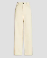 Marni Cotton wide-leg pants - White White