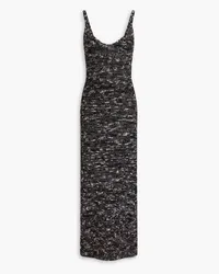 Altuzarra Crochet-knit midi slip dress - Black Black