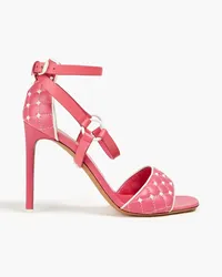 Valentino Garavani Rockstud quilted leather sandals - Pink Pink