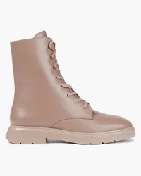 Stuart Weitzman Mckenzee leather combat boots - Neutral Neutral