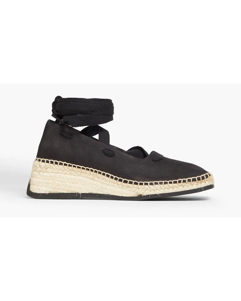 Miista Nubuck espadrilles - Black Black