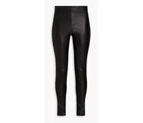 Bristol leather leggings - Black