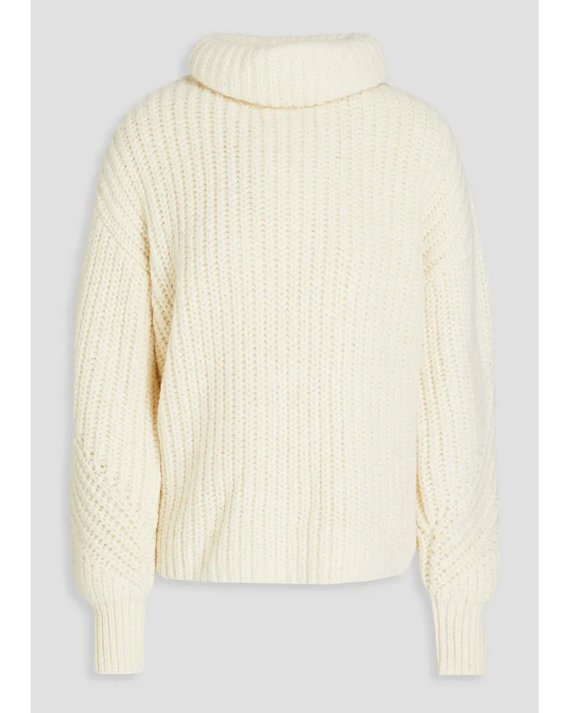 A.L.C. A C. - Clayton ribbed merino wool-blend turtleneck sweater - White White