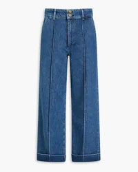 Frame Denim 70s high-rise straight-leg jeans - Blue Blue