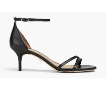 Peonie leather sandals - Black