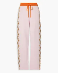 Marni Jacquard-knit track pants - Pink Pink