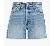 Vintage Cut Off distressed denim shorts - Blue