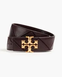 Tory Burch Pebbled-leather belt - Purple Purple