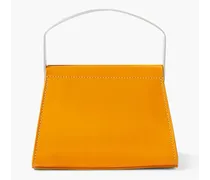 Mimi Cuttrell Frame leather tote - Yellow