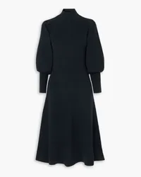 Cefinn Eva ribbed wool-blend midi dress - Blue Blue